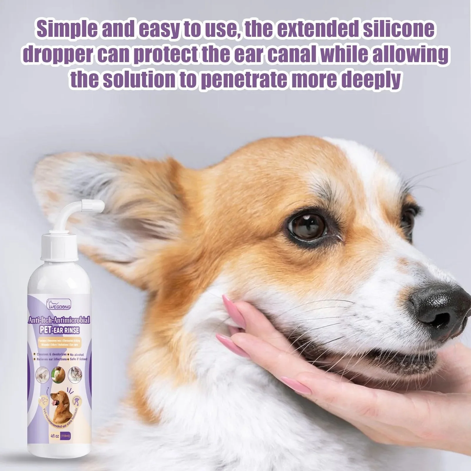 ClearEar Remedy Infection Treatment for Dogs & Cats - Image 3