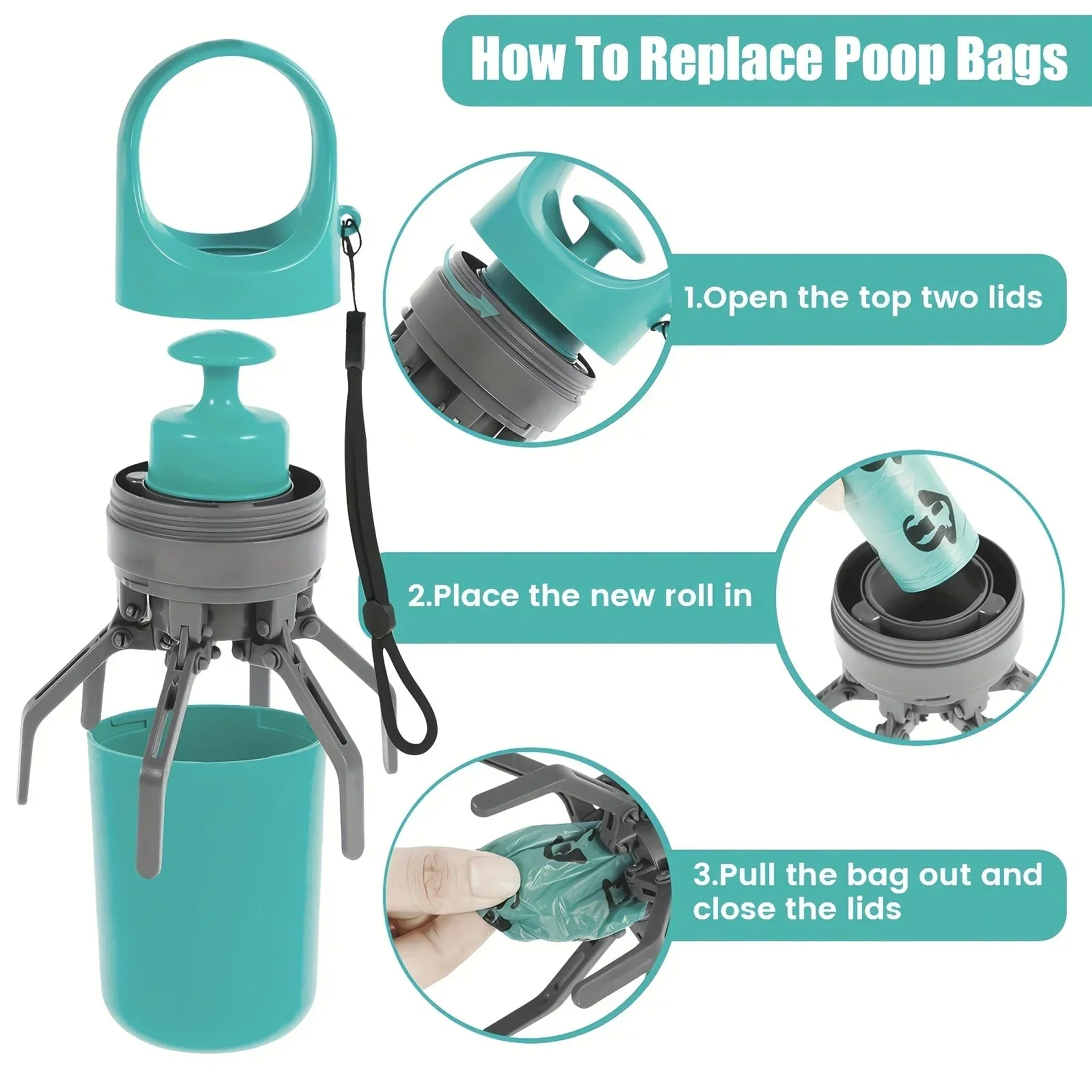 🐾Portable Poop Scooper with Bags - Image 5