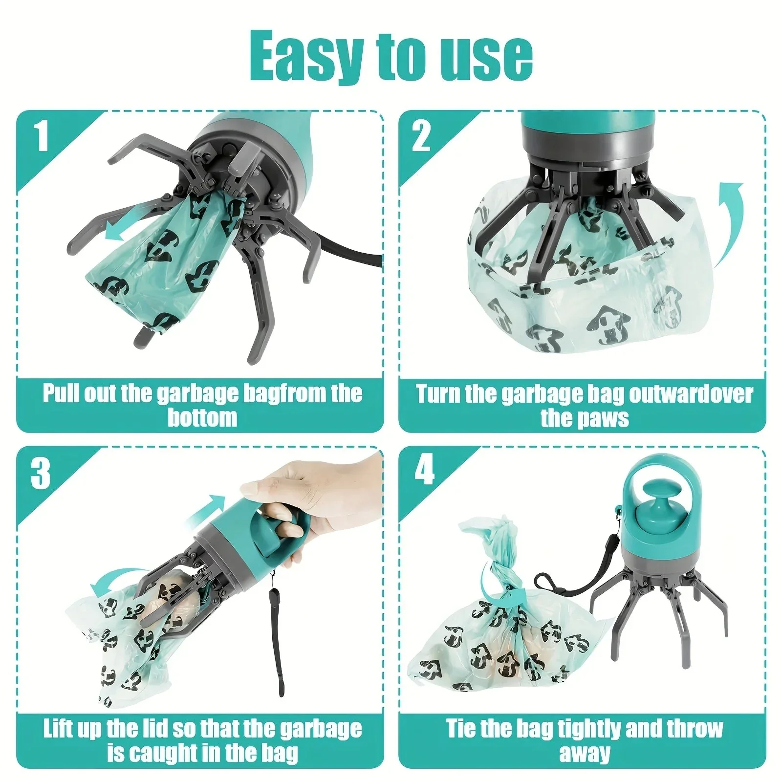 🐾Portable Poop Scooper with Bags - Image 6