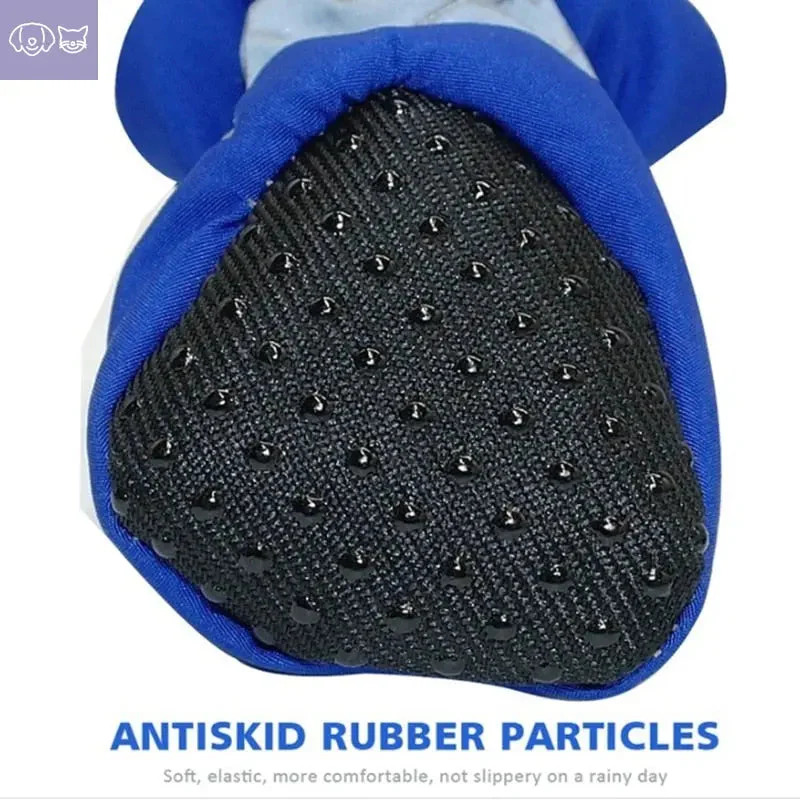 4pcs/set Waterproof Pet Dog Shoes - Image 5