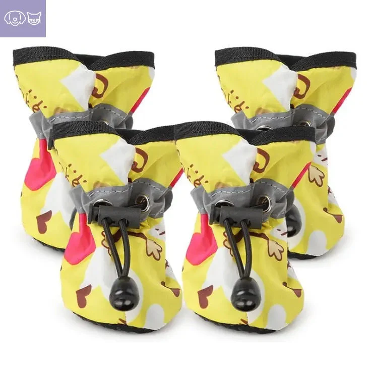 4pcs/set Waterproof Pet Dog Shoes - Image 9