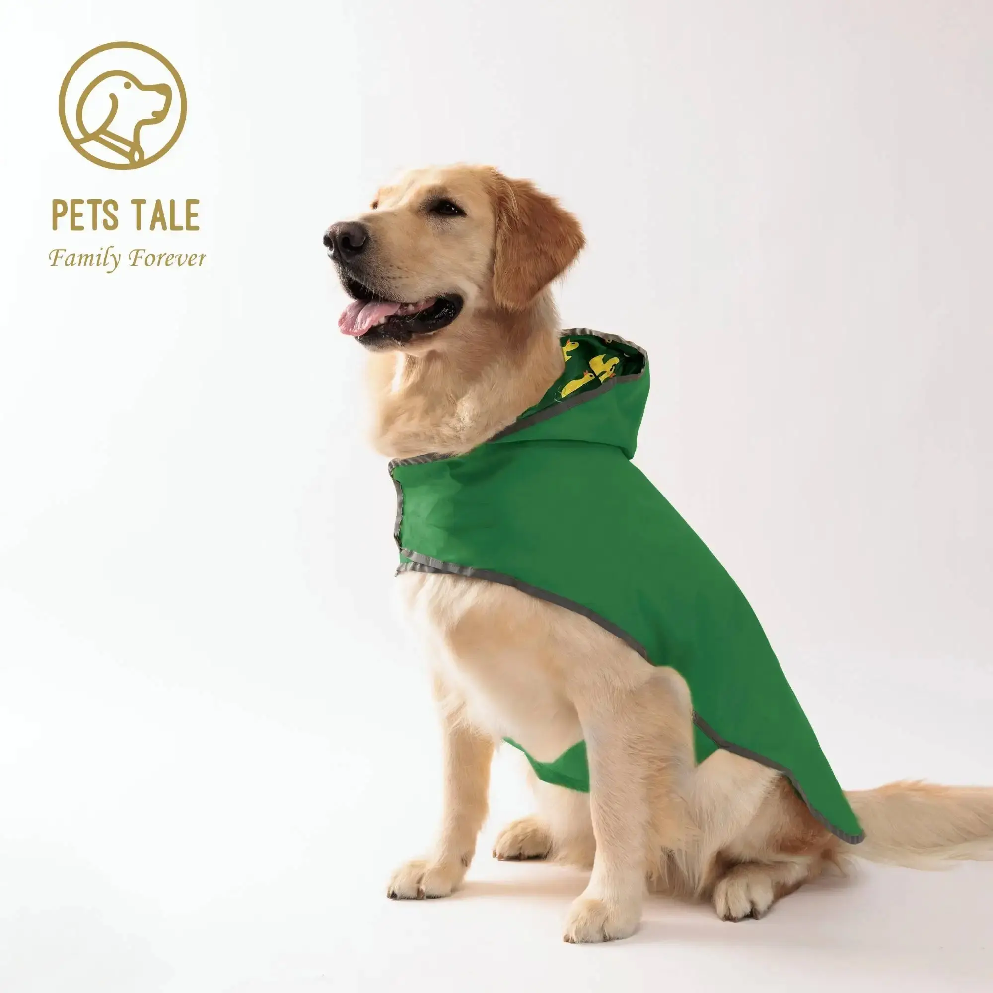 All Weather Dog Raincoat – Dual-Sided Waterproof with Velcro Closure - Image 6