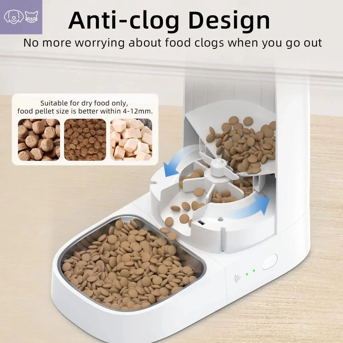 ROJECO Automatic Pet Feeder – Smart Feeding Solution for Your Pets - Image 3