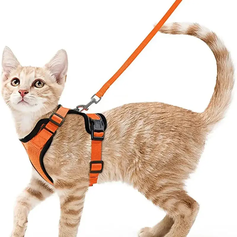 Cat Harness and Leash for Walking – Escape Proof, Soft & Adjustable Vest Harnesses - Image 14