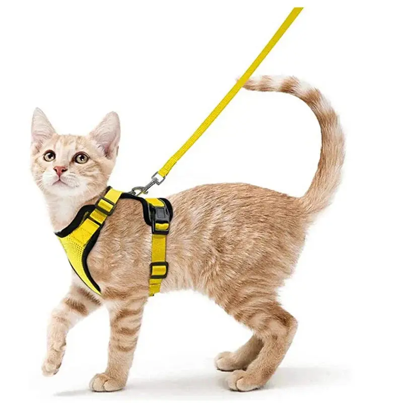 Cat Harness and Leash for Walking – Escape Proof, Soft & Adjustable Vest Harnesses - Image 8