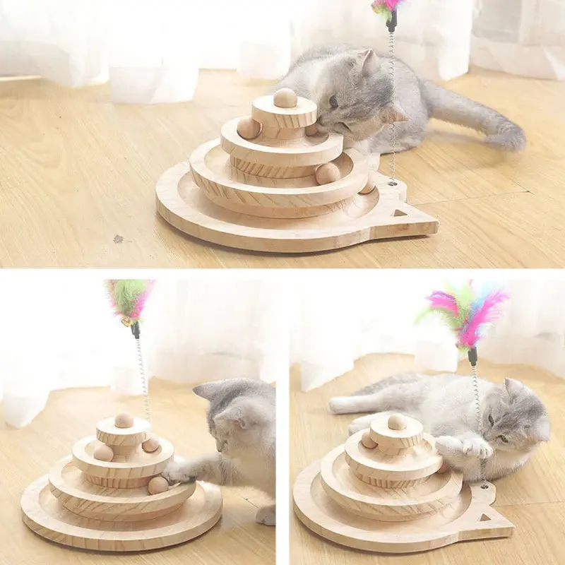Cat Toy Tower Triple Play Discs for Endless Fun and Training! - Image 4