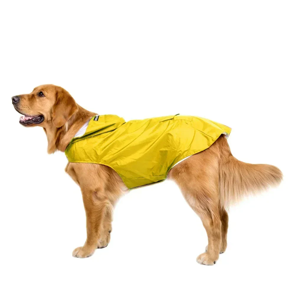 Dog Raincoat – Waterproof Hooded Jacket with Reflective Stripe (Small, Medium, Large) - Image 7