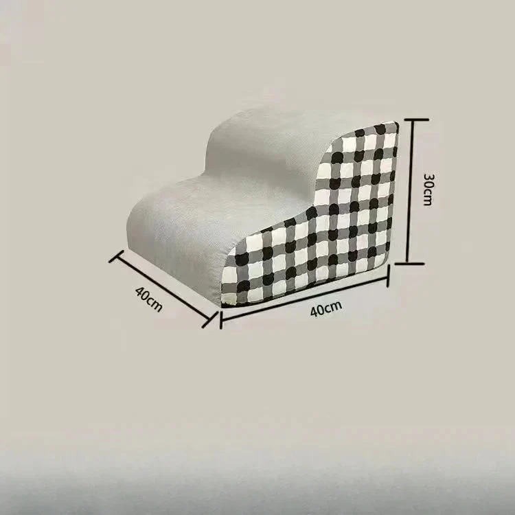 Pet 2/3 Steps Dog Secure Stairs – High Density Foam Non-Slip Pet Steps for Older Dogs with Joint Pain, Sofa & Bed Ladder - Image 8