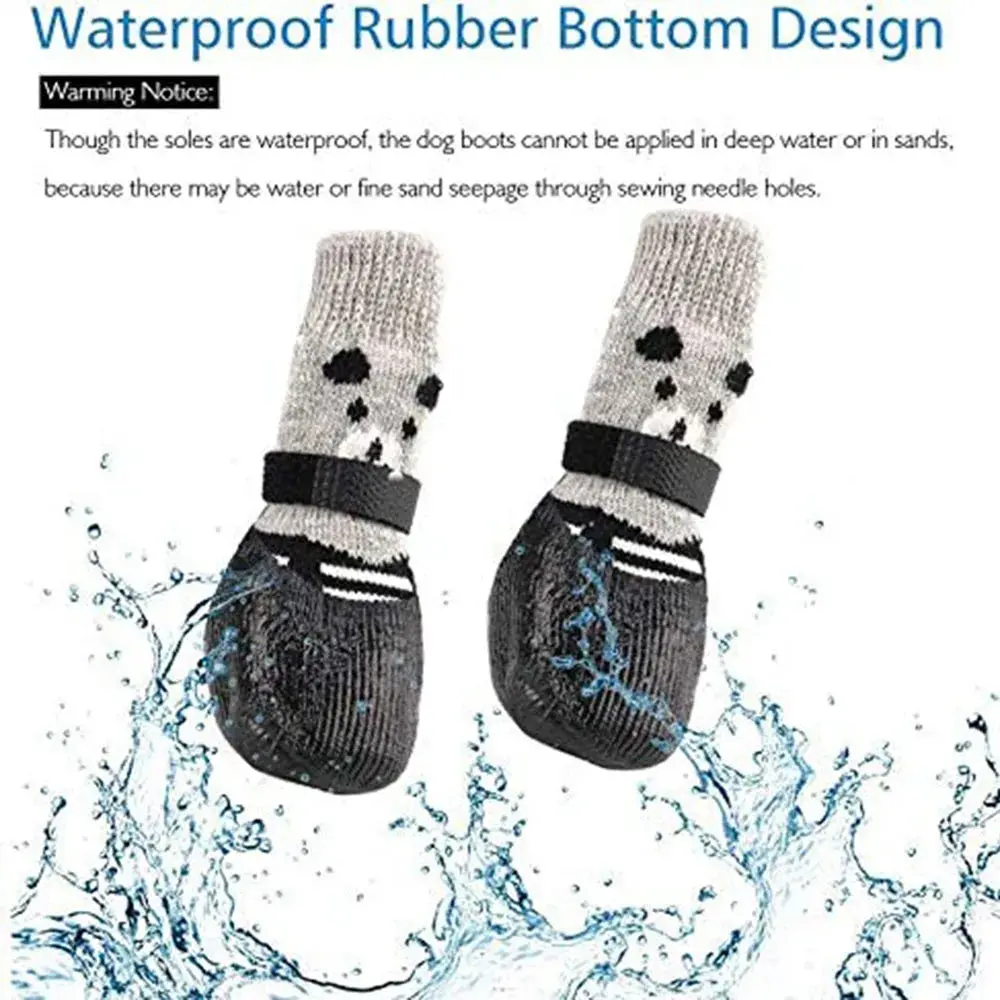 PawProtector™ Waterproof Breathable Dog Socks: Non-Slip & Adjustable - Image 2