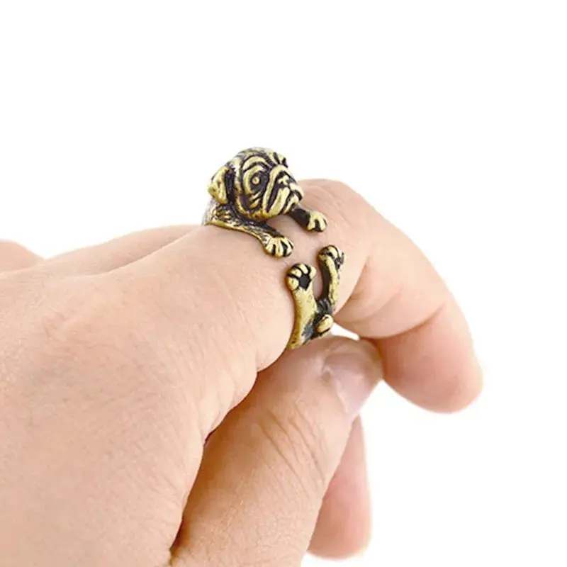 Dog Wrap Rings – Adorable Dog Jewelry - Image 11