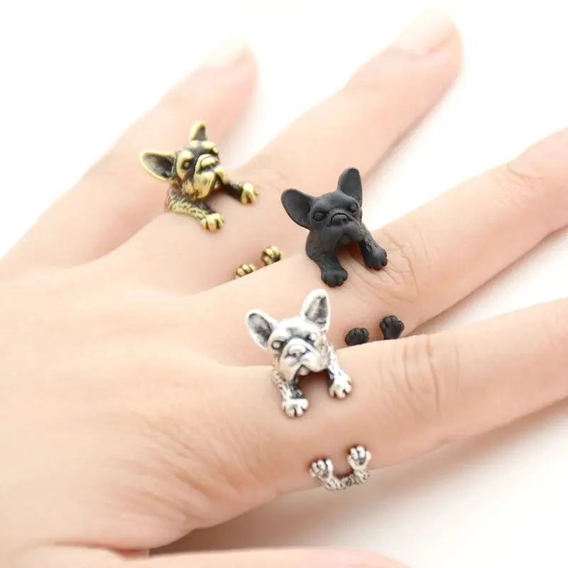 Dog Wrap Rings – Adorable Dog Jewelry - Image 2