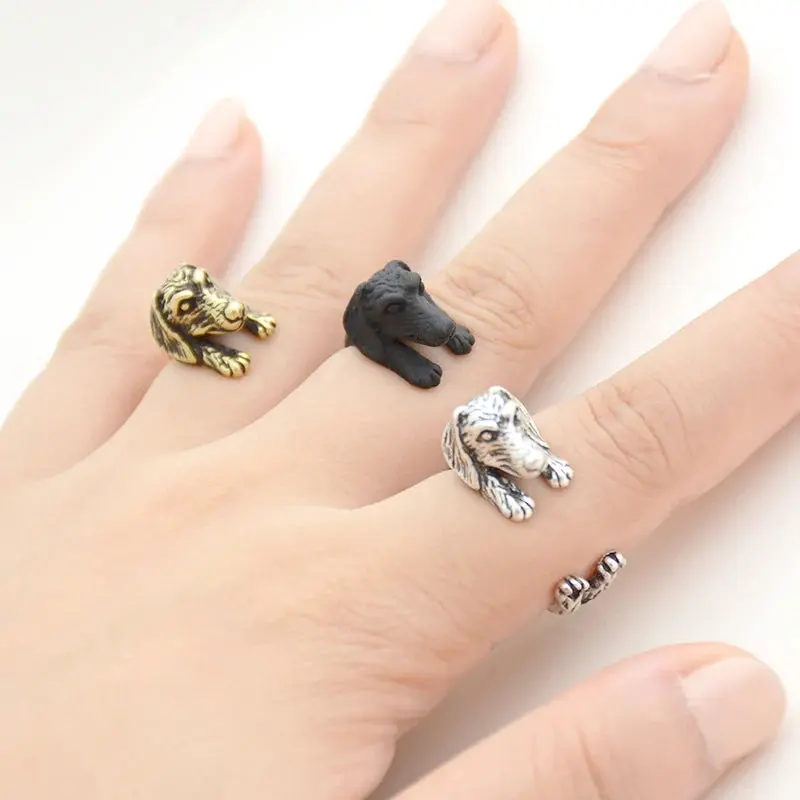 Dog Wrap Rings – Adorable Dog Jewelry - Image 5