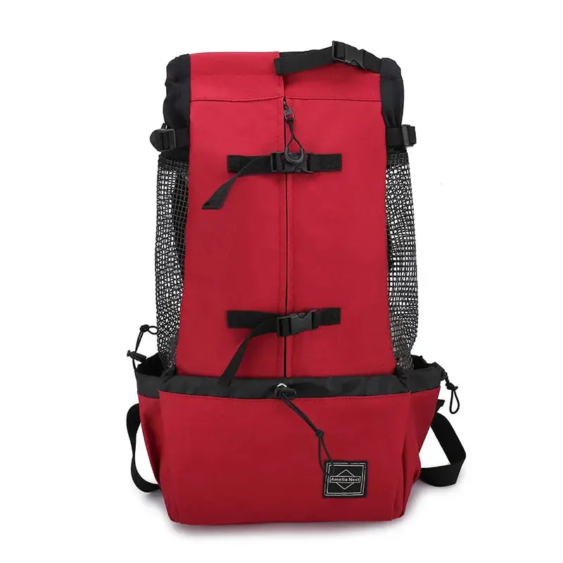 Durable Nylon Dog Carrier Backpack – Breathable Travel Bag for Pets - Image 9