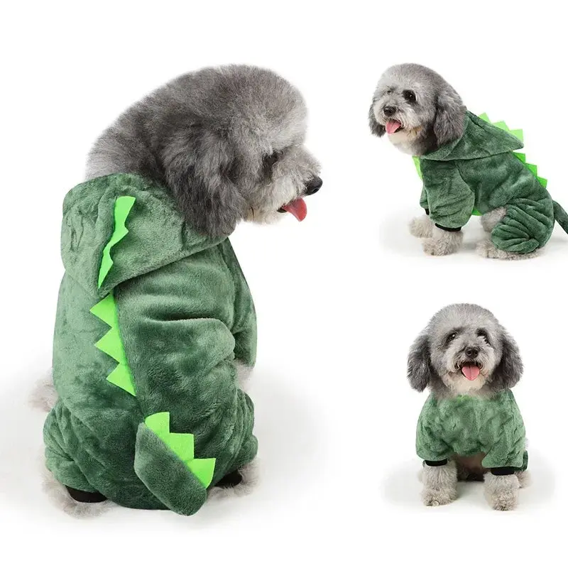 Fleece Dog Jumpsuits - Cozy and Stylish Apparel for Your Pet - Image 4