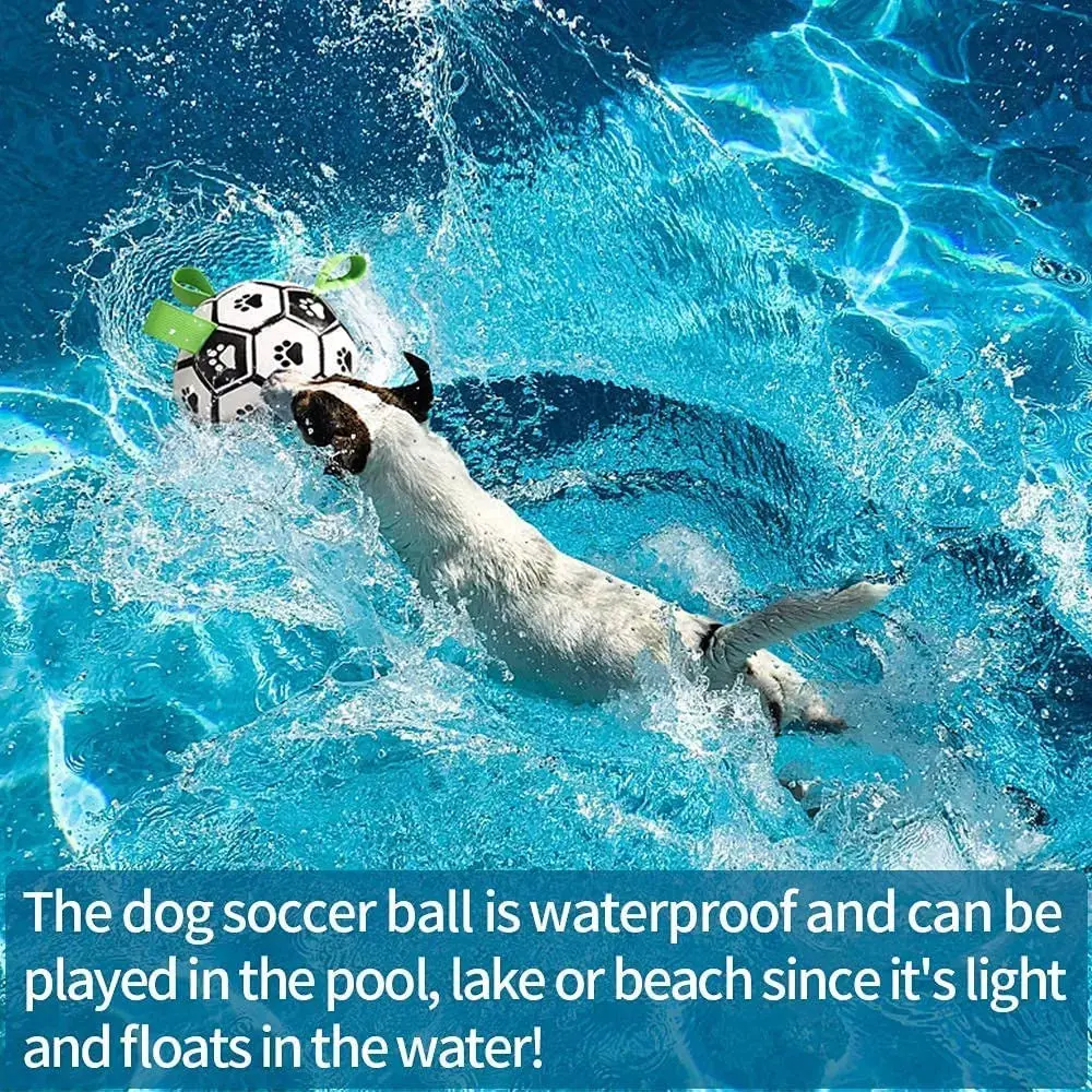 Interactive Dog Soccer Ball: Durable and Fun Toy for Active Dogs - Image 3