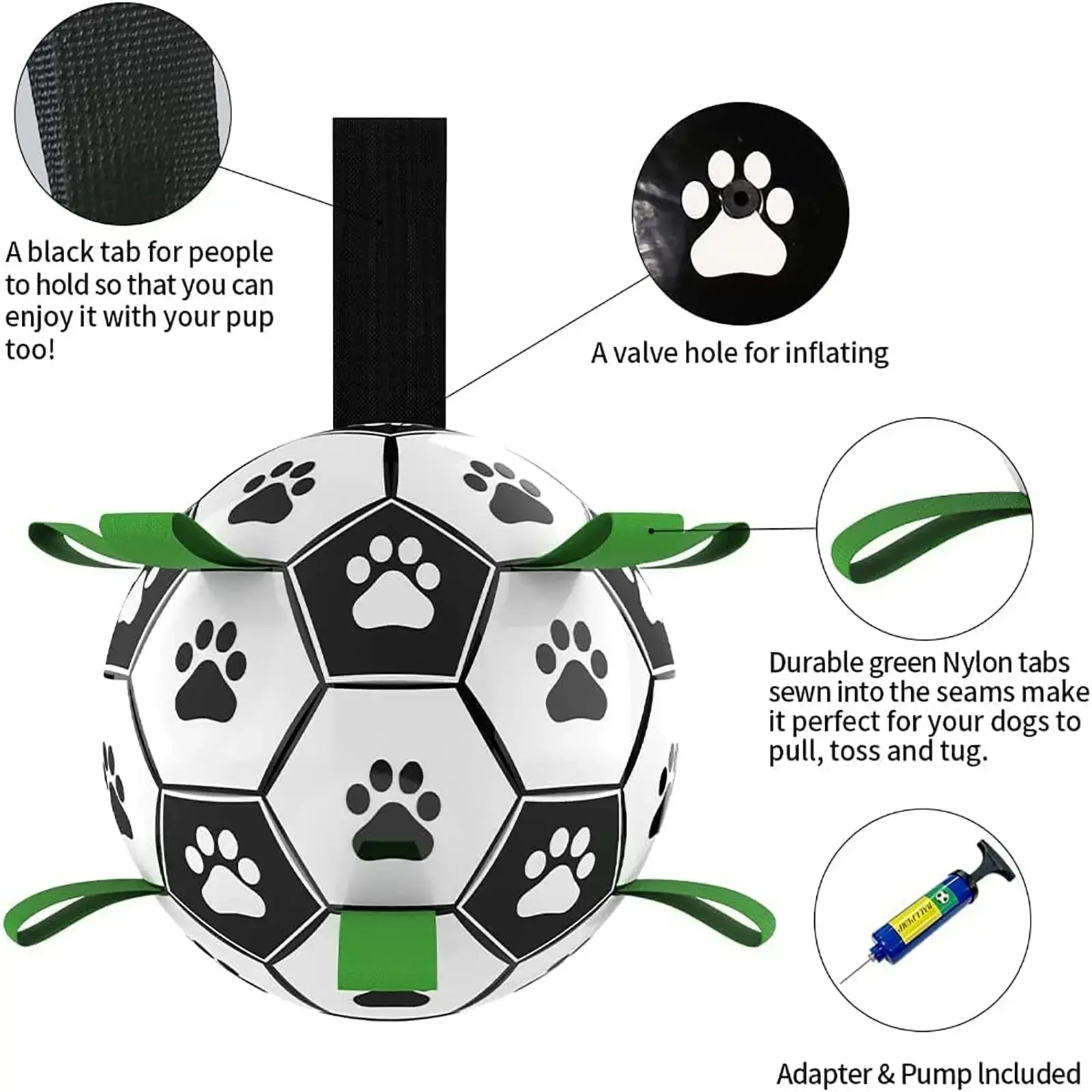 Interactive Dog Soccer Ball: Durable and Fun Toy for Active Dogs - Image 5