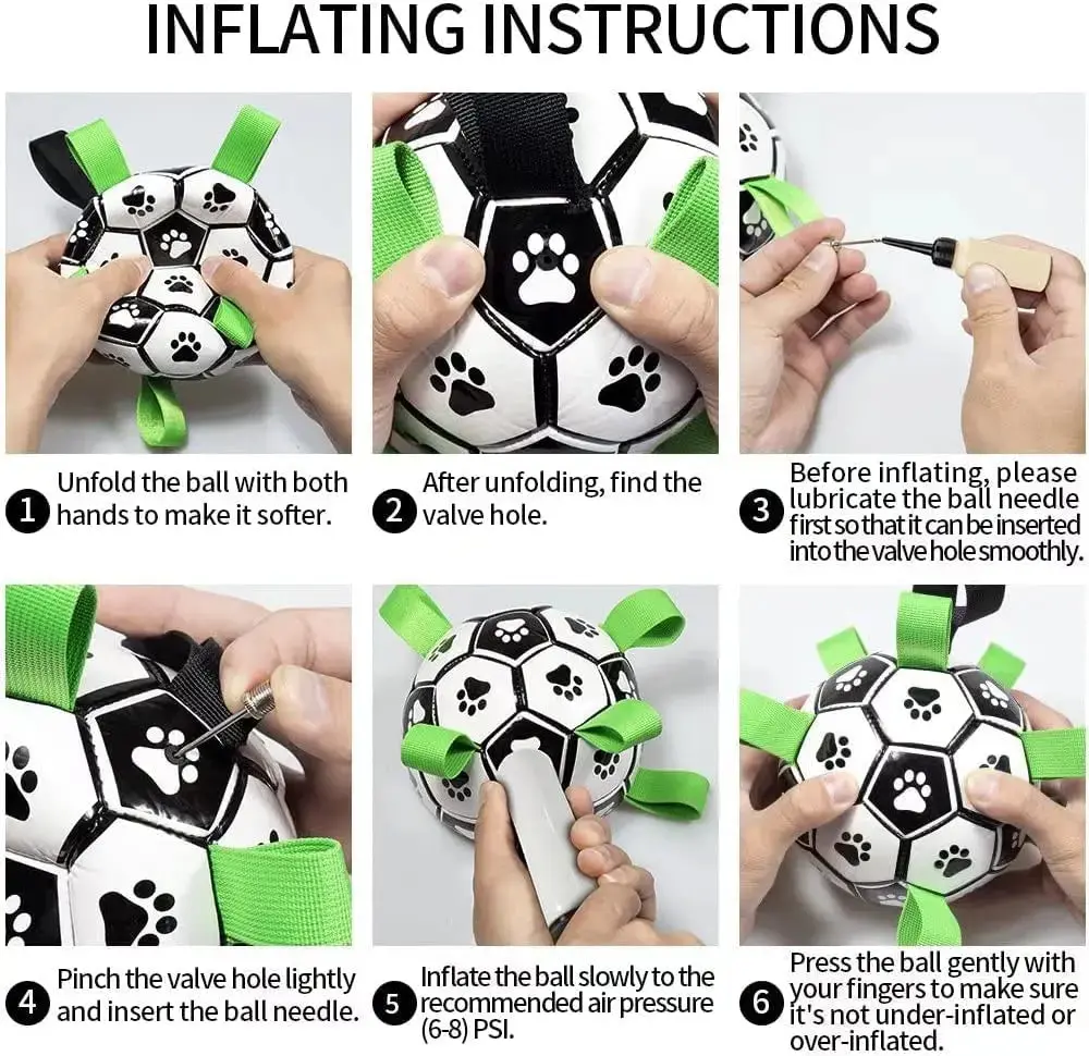 Interactive Dog Soccer Ball: Durable and Fun Toy for Active Dogs - Image 6