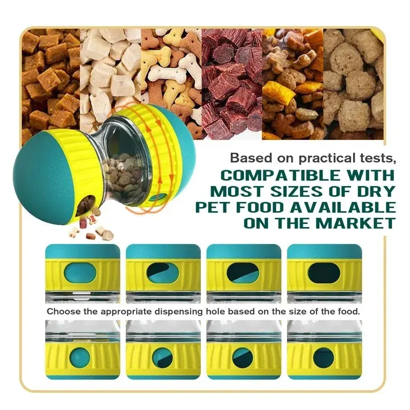 Interactive Dog Toy Tumbler Food Ball – Slow Feeder & Puzzle - Image 3
