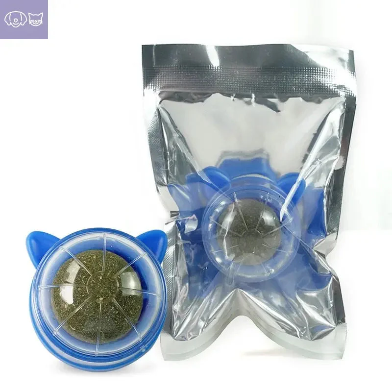 Natural Catnip Cat Rotatable Catnip Wall Ball - Image 23