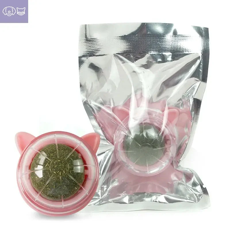 Natural Catnip Cat Rotatable Catnip Wall Ball - Image 24