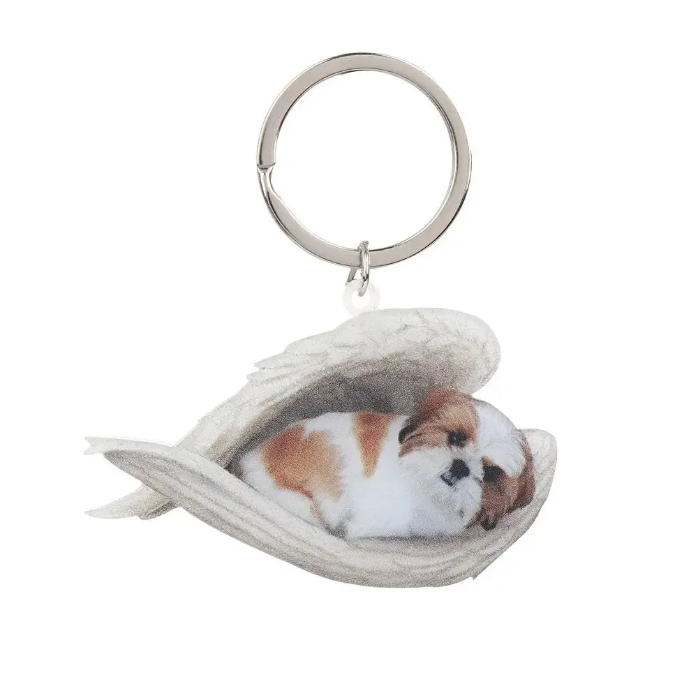 Cute Sleeping Angel Dog Ornament - Image 19