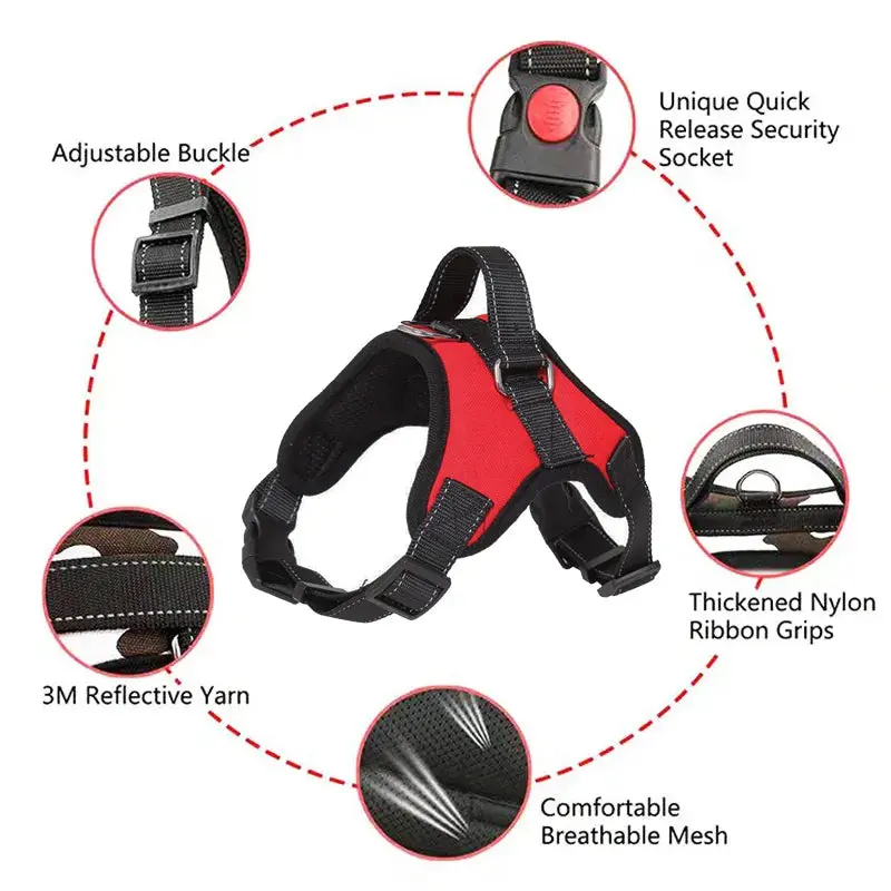 No Pull Harness Reflective Adjustable - Image 5
