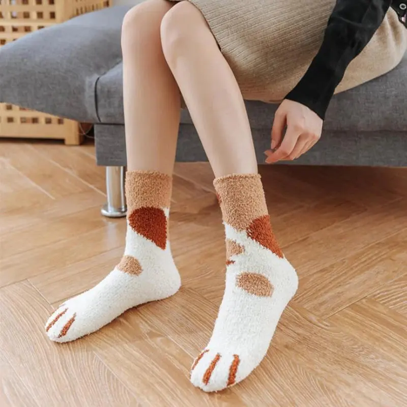 Paw Stripe Socks – Stylish and Comfortable Socks 3D - Image 4
