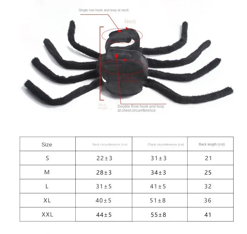 Pet Spider Costume - Halloween Spider Costume for Cats and dogs - Image 7