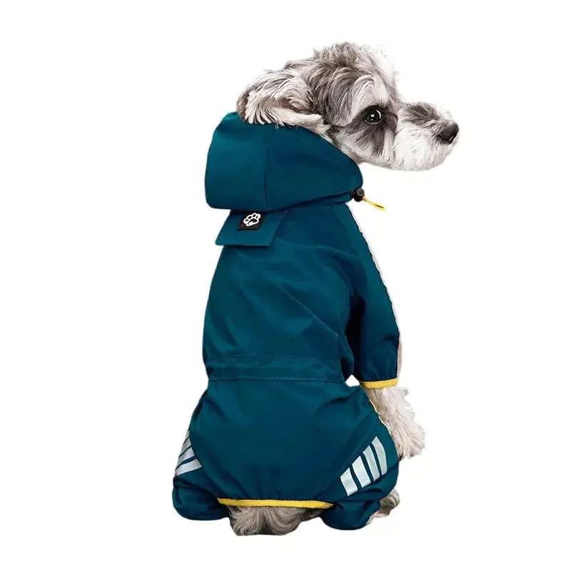 Reflective Dog Raincoat Waterproof for Small & Medium Breeds - Image 7
