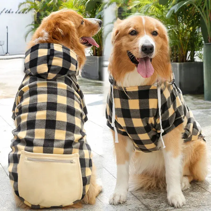 Reversible Dog Coat Winter – Plaid Vest for All Sizes - Image 14