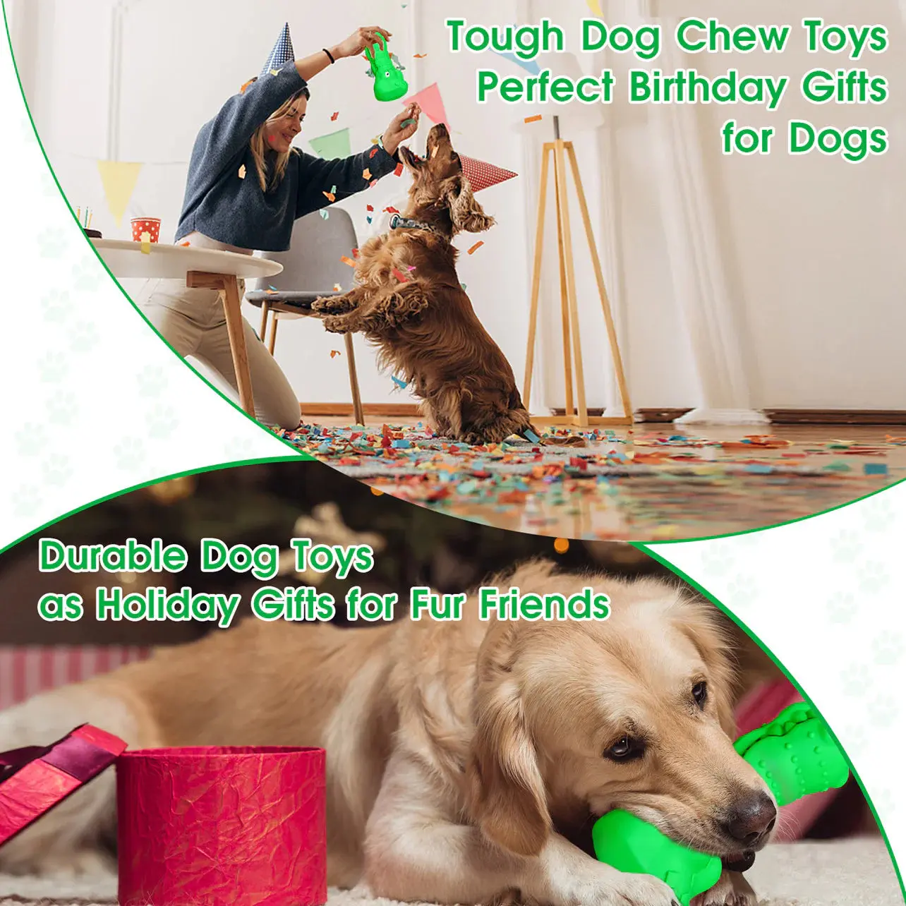 Green Rubber Alligator Toy Head Dog Chew For Aggressive Chewers - Image 4