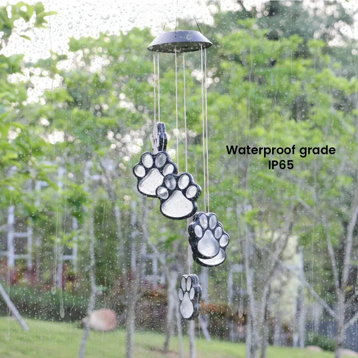 Solar LED Wind Chime Lamp - Image 4