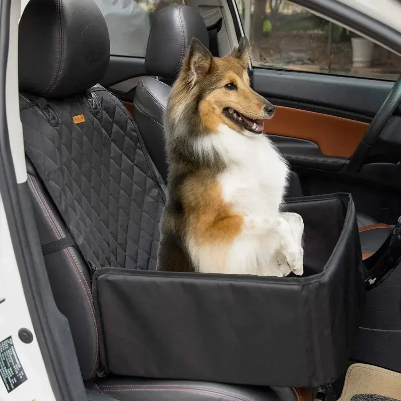 2-in-1 Waterproof Dog Car Seat Cover Hammock & Protector - Image 3