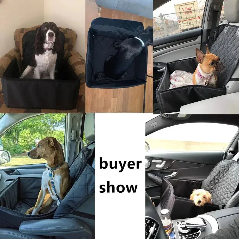 2-in-1 Waterproof Dog Car Seat Cover Hammock & Protector - Image 7