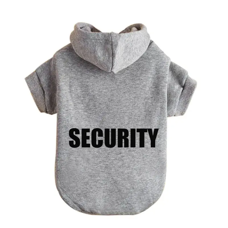 Winter Security Dog Hoodie with Leash Hole for Large & Small Dogs - Image 10