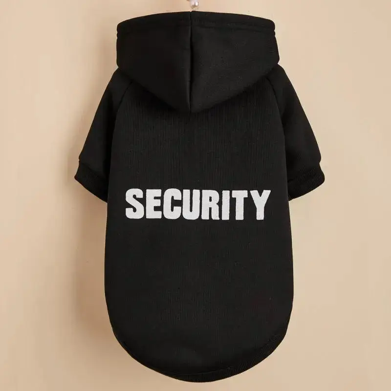 Winter Security Dog Hoodie with Leash Hole for Large & Small Dogs - Image 3