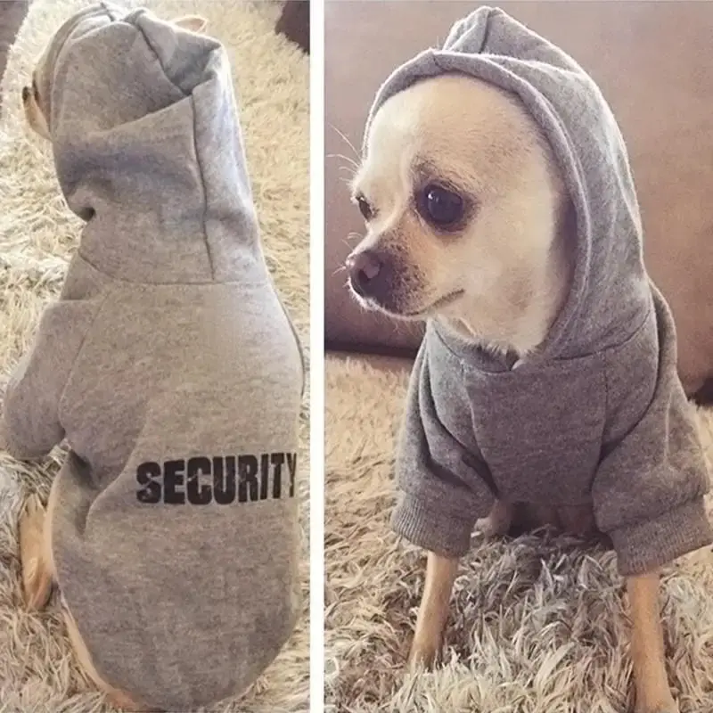 Winter Security Dog Hoodie with Leash Hole for Large & Small Dogs - Image 5