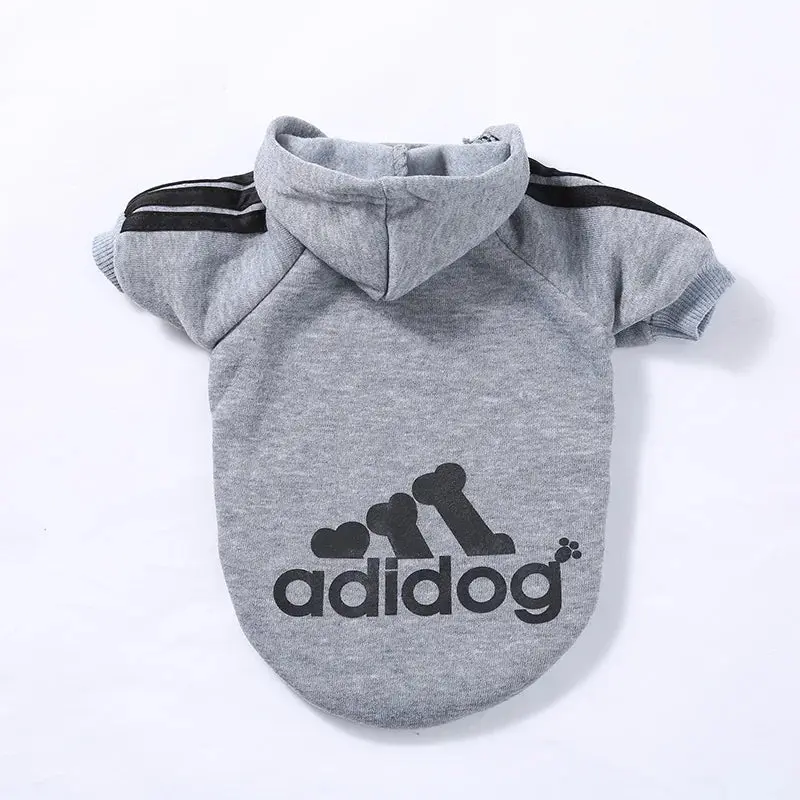 Adidog Pet Dog Clothes – Cotton Hooded Sweatshirt for All Sizes - Image 10